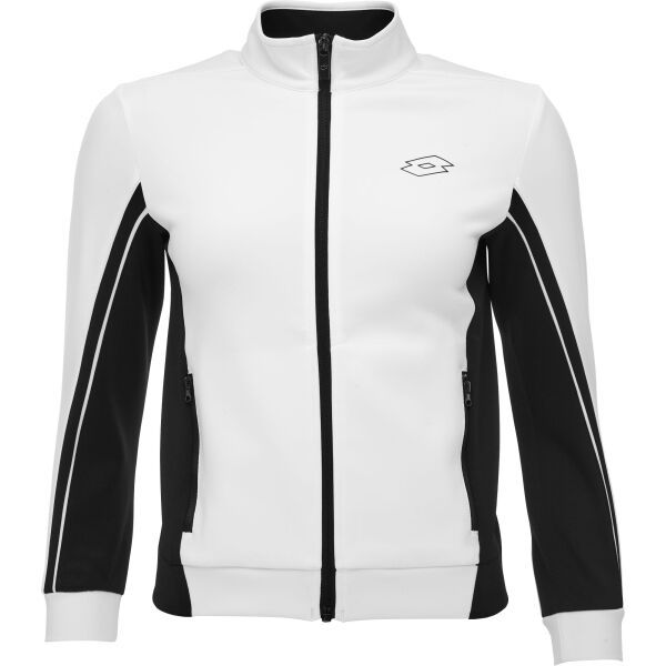 Lotto Lotto SQUADRA III FULL-ZIP TOP Спортен суитшърт за момичета, бяло, размер