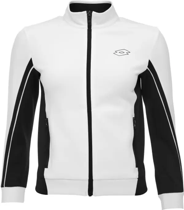 Lotto Lotto SQUADRA III FULL-ZIP TOP Спортен суитшърт за момичета, бяло, размер