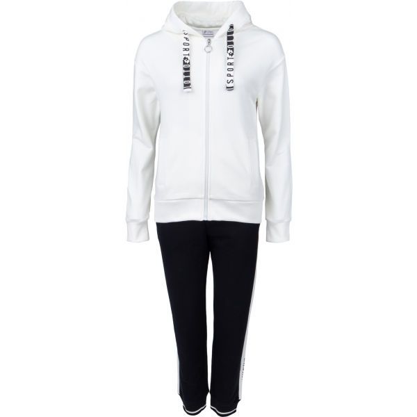 Lotto Lotto SUIT MIATA W IV RIB FT Дамски спортен екип, бяло, размер