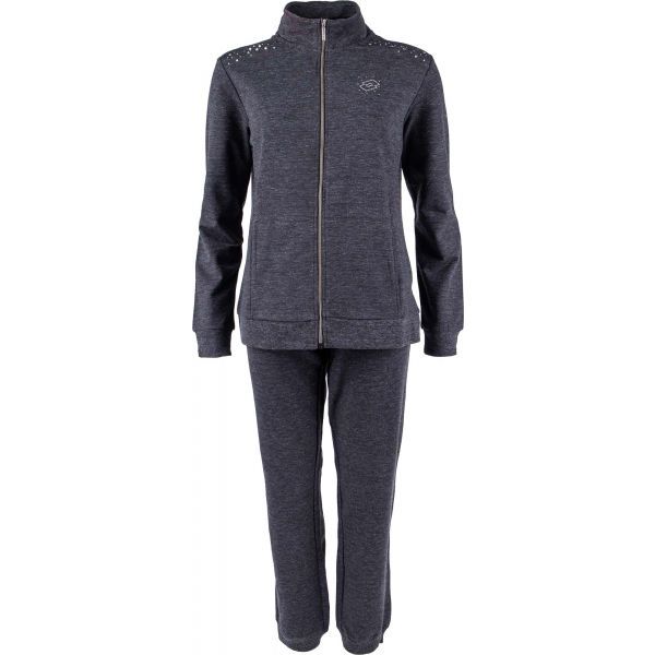 Lotto Lotto SUIT RIVIERA W RIB MRB FL STC Дамски спортен екип, тъмносиво, размер