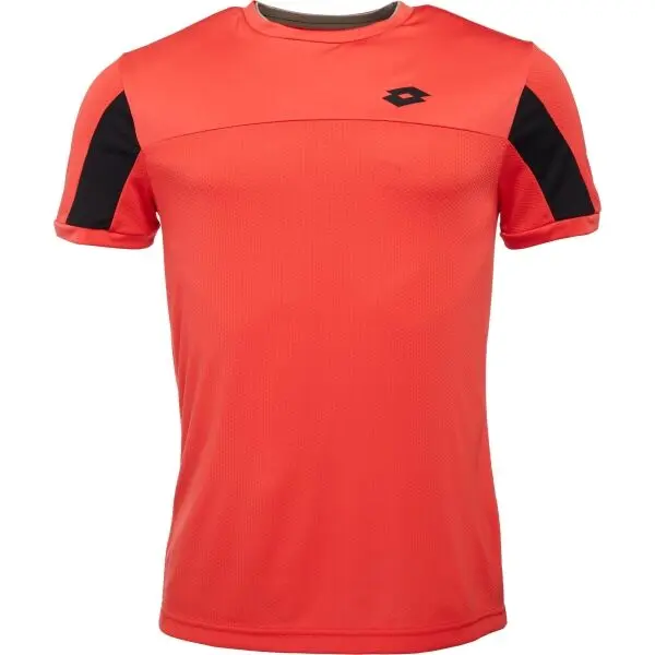 Lotto Lotto SUPERRAPIDA VI TEE 1 Мъжка тениска за тенис, червено, размер
