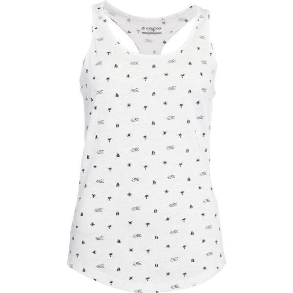 Lotto Lotto TANK MARE W Дамски потник, бяло, размер