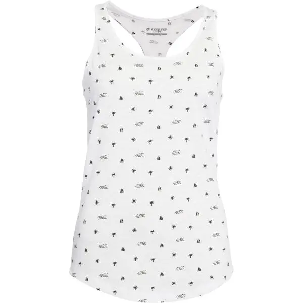 Lotto Lotto TANK MARE W Дамски потник, бяло, размер