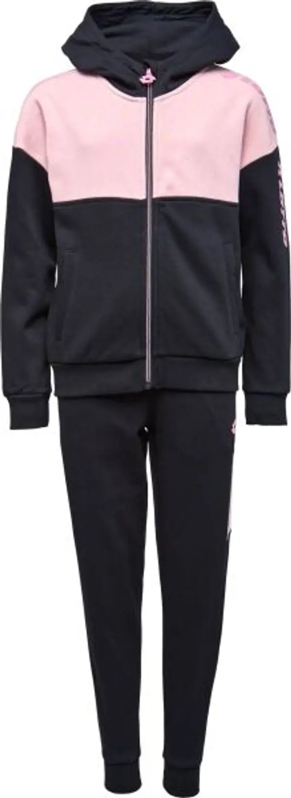 Lotto Lotto TATUM Момичешки анцуг с качулка, черно, размер 140-146