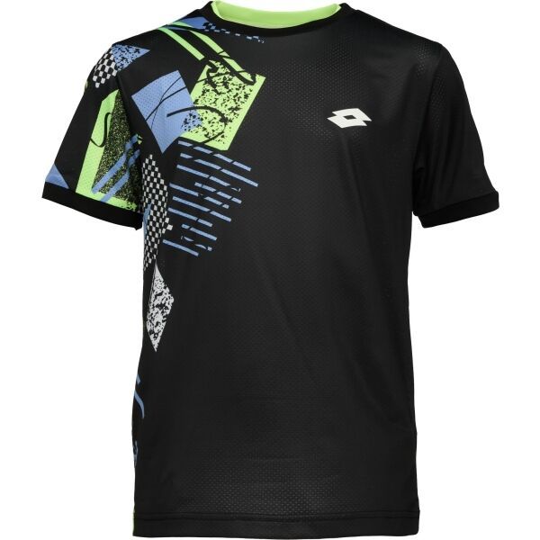 Lotto Lotto TECH B I - D5 TEE Момчешка тениска за тенис, черно, размер