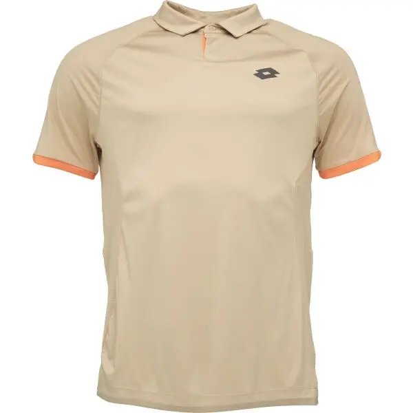 Lotto Lotto TECH II D2 POLO SHIRT Мъжка тениска с якичка, кафяво, размер