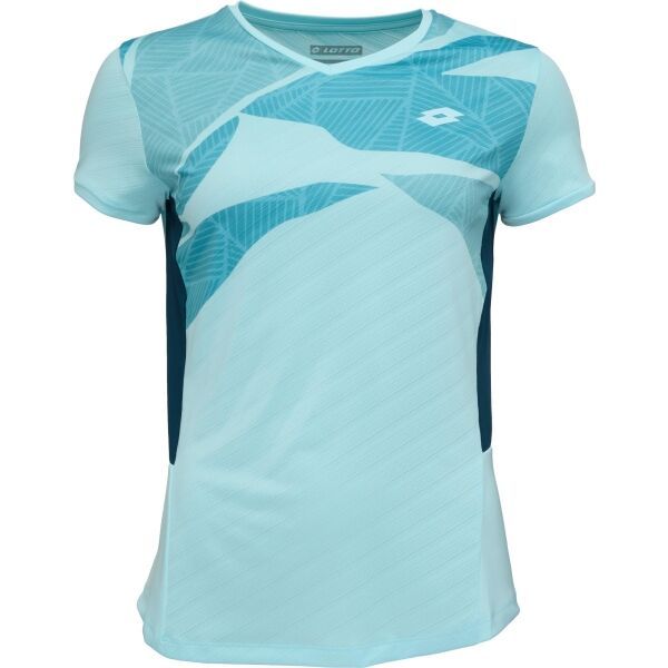 Lotto Lotto TECH W I - D2 TEE Дамска тениска за тенис, тюркоазено, размер
