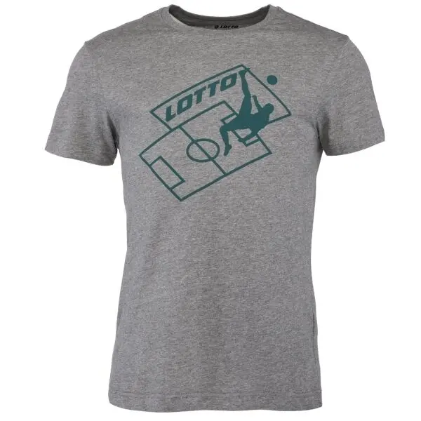 Lotto Lotto TEE SOCCER CLUB MEL Мъжка тениска, сиво, размер