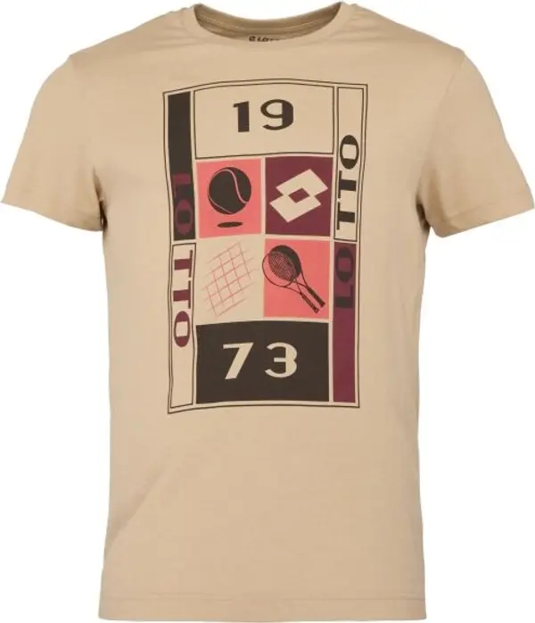 Lotto Lotto TEE SUPRA VII Мъжка тениска, бежово, размер