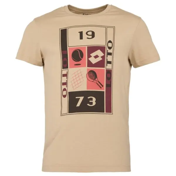 Lotto Lotto TEE SUPRA VII Мъжка тениска, бежово, размер XXL