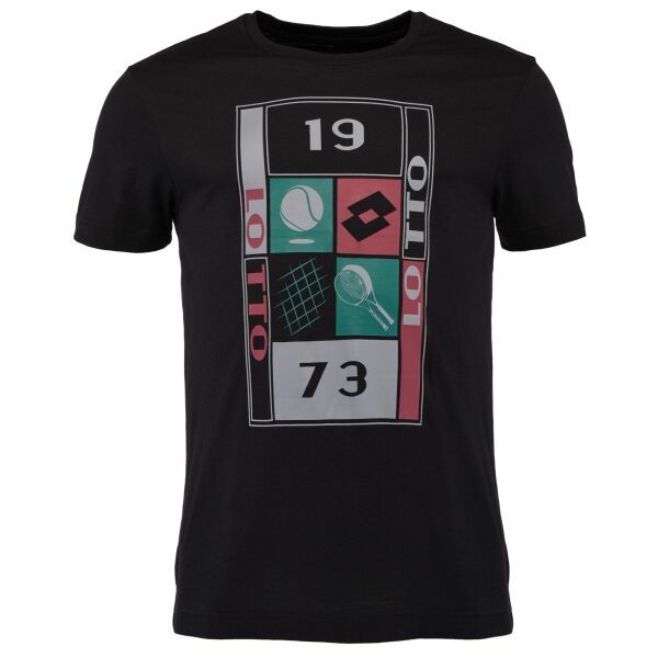 Lotto Lotto TEE SUPRA VII Мъжка тениска, черно, размер