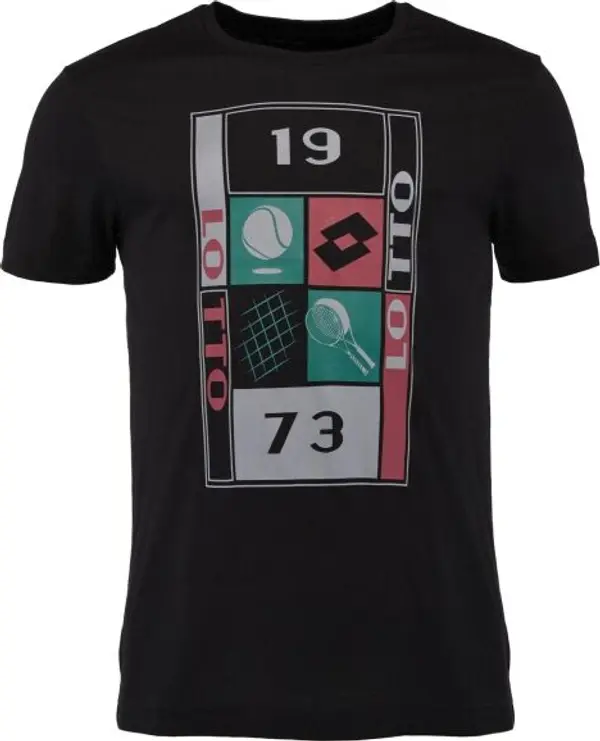 Lotto Lotto TEE SUPRA VII Мъжка тениска, черно, размер XXL
