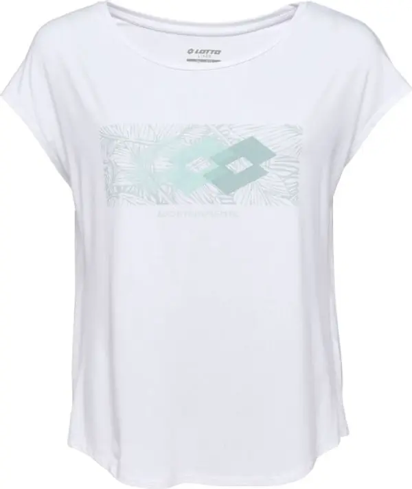 Lotto Lotto TROPICAL TEE III Дамска тениска, бяло, размер
