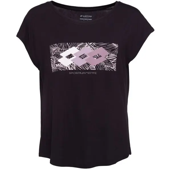 Lotto Lotto TROPICAL TEE III Дамска тениска, черно, размер