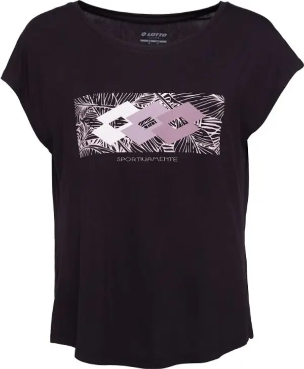 Lotto Lotto TROPICAL TEE III Дамска тениска, черно, размер