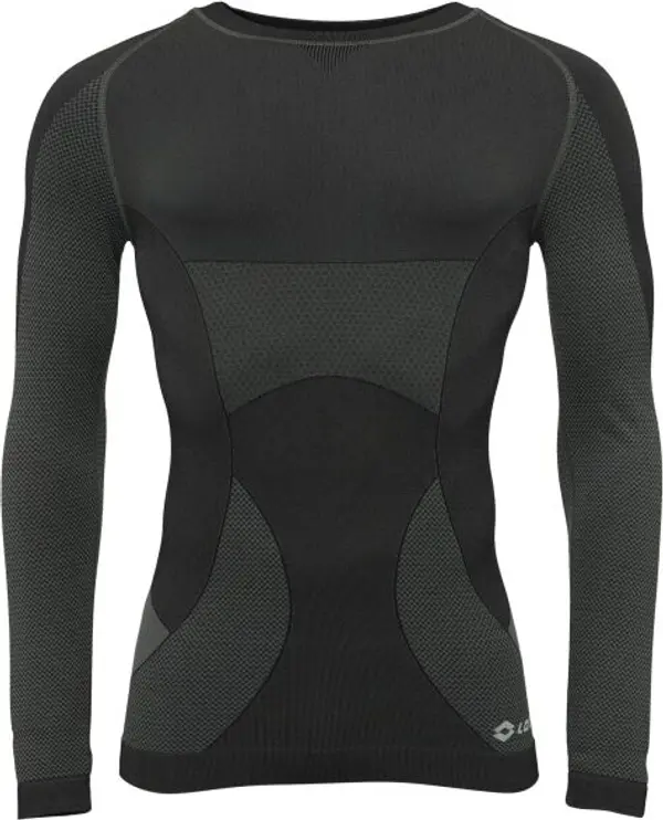 Lotto Lotto UW TOP Мъжка термо тениска, черно, размер