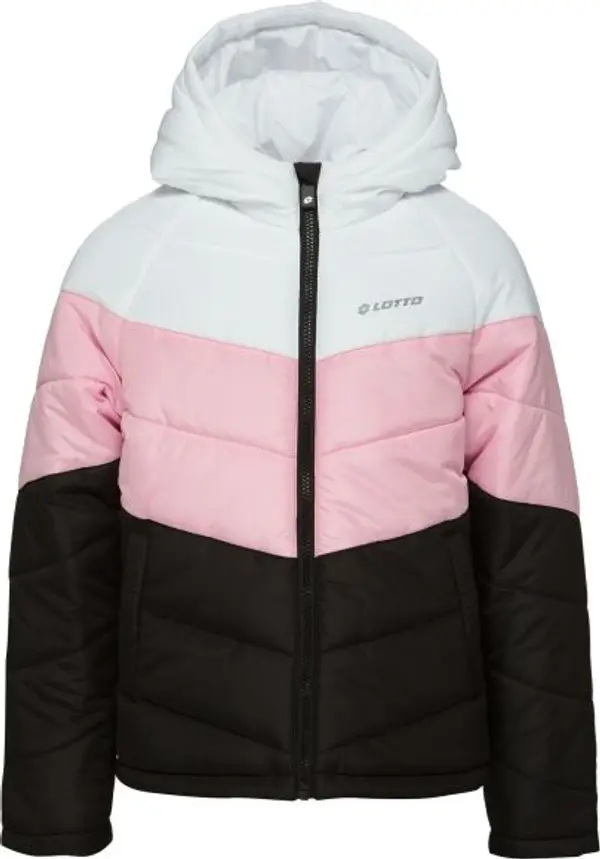 Lotto Lotto WESSA Капитонирано яке за момичета, черно, размер 152-158