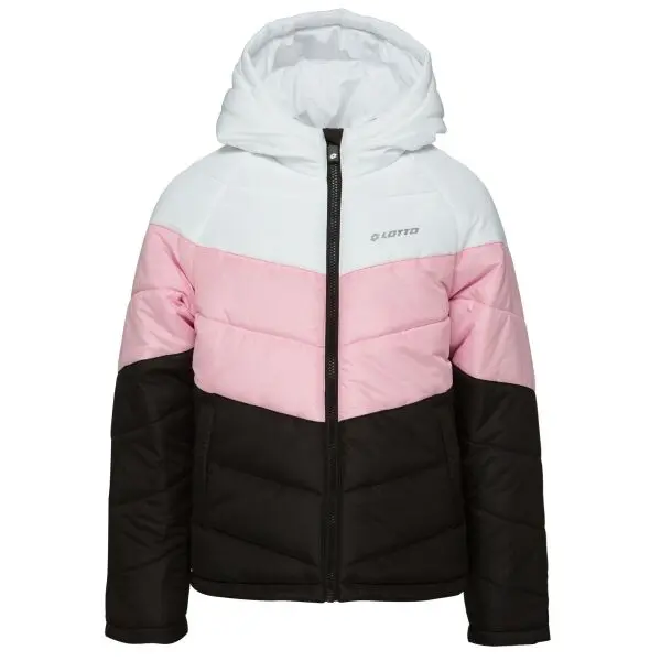 Lotto Lotto WESSA Капитонирано яке за момичета, черно, размер 164-170