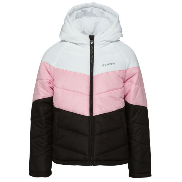 Lotto Lotto WESSA Капитонирано яке за момичета, черно, размер