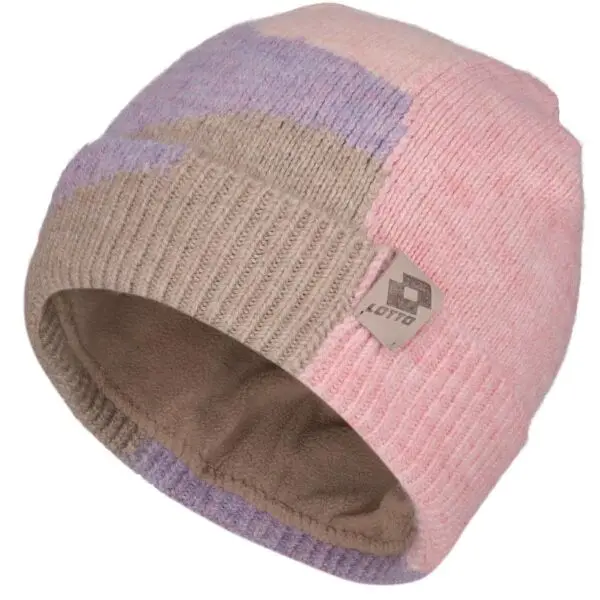 Lotto Lotto WINTY Плетена шапка за момичета, розово, размер