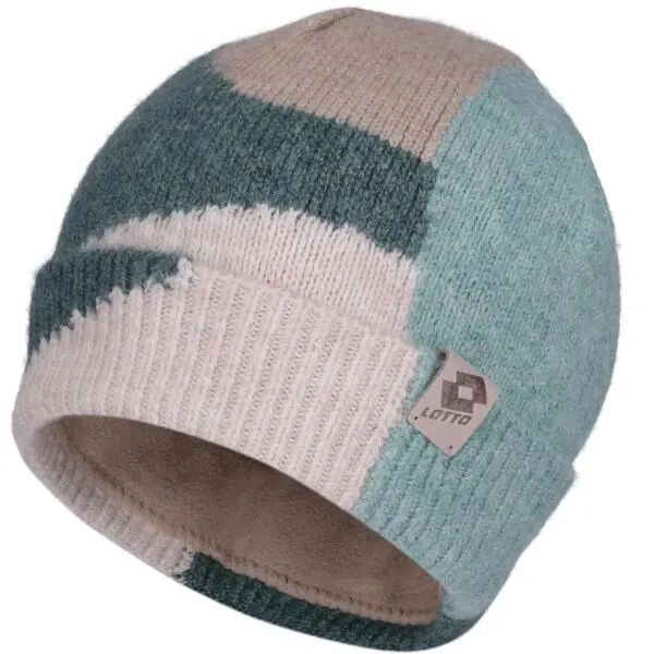Lotto Lotto WINTY Плетена шапка за момичета, светло-зелено, размер