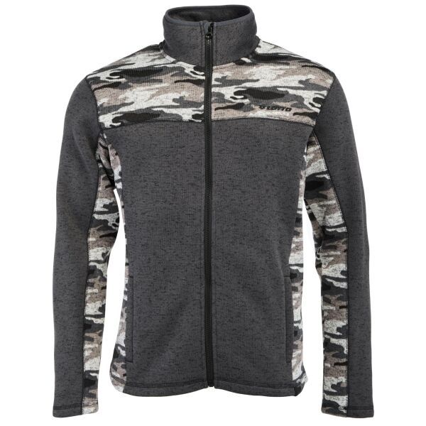 Lotto Lotto YOYO CAMO Мъжки суитшърт с дизайн на пуловер, тъмносиво, размер