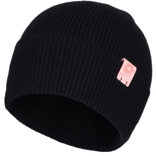 Lotto Lotto YUNIA Плетена шапка за момичета, черно, размер