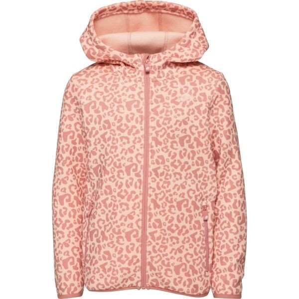 Lotto Lotto ZAJA Момичешки суитшърт с дизайн на пуловер, цвят сьомга, размер