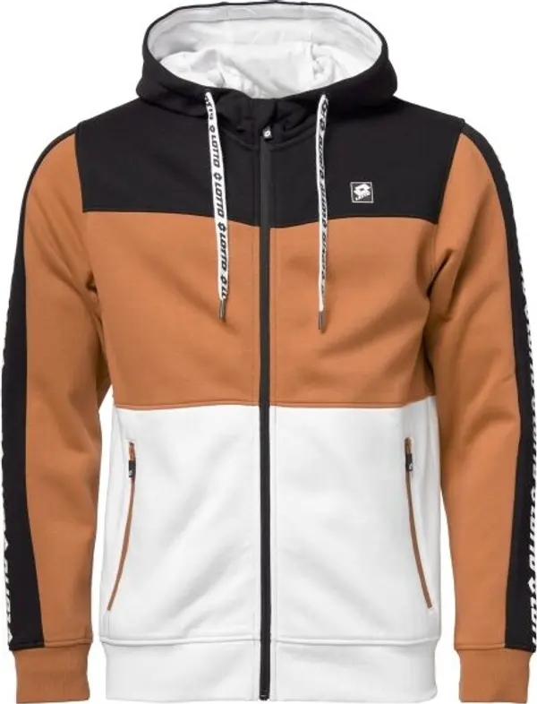 Lotto Lotto ZITAN Мъжки суитшърт с цип, кафяво, размер