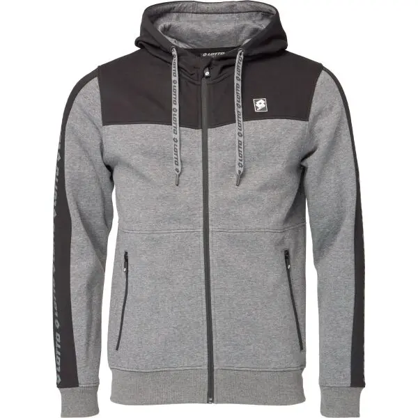 Lotto Lotto ZITAN Мъжки суитшърт с цип, тъмносиво, размер