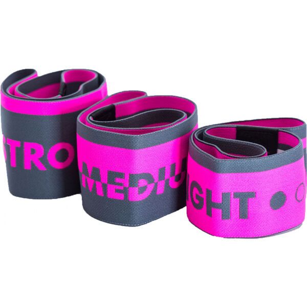 MADMAX MADMAX HIPLOOP - PACK Комплект ластици за тренировки, розово, размер