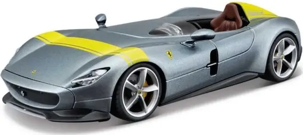 MAISTO MAISTO FERRARI ASSEMBLY LINE, FERRARI MONZA SP1 Модел на кола, сиво, размер