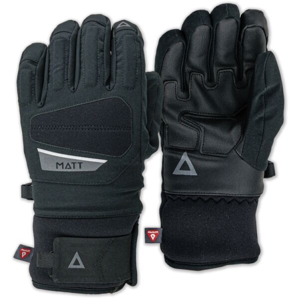 Matt Matt BONDONE Детски ски ръкавици, черно, размер