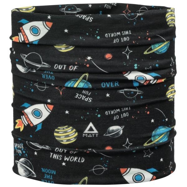 Matt Matt COOLMAX ECO Детски протектор за врата, черно, размер