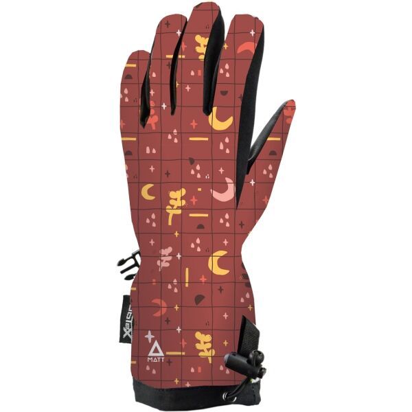 Matt Matt GLOVES Детски ски ръкавици, кафяво, размер