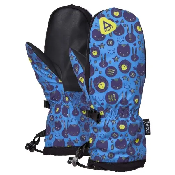 Matt Matt KIDS MITTEN Детски  ръкавици с оформен палец, синьо, размер 5Y