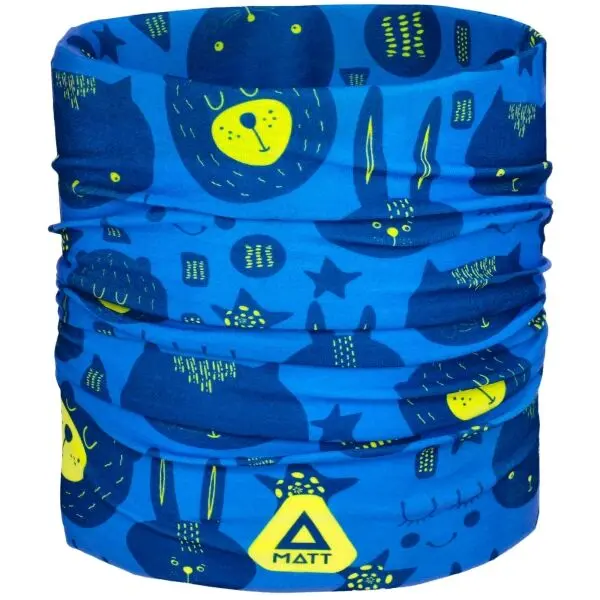 Matt Matt KIDS SCARF COOLMAX ECO Детска кърпа, синьо, размер