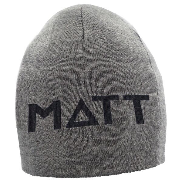 Matt Matt KNIT RUNWARM Затоплена шапка, сиво, размер
