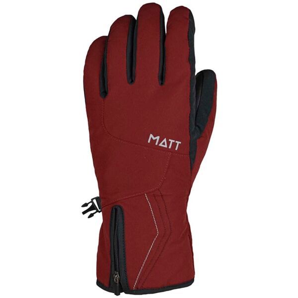 Matt Matt ANAYET GLOVES Дамски ръкавици за ски, червено, размер XS