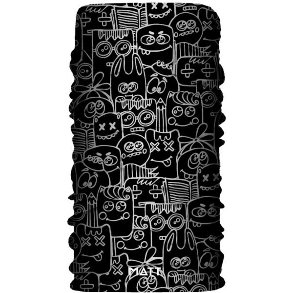 Matt Matt SCARF COOLMAX ECO Детски шал, черно, размер UNI