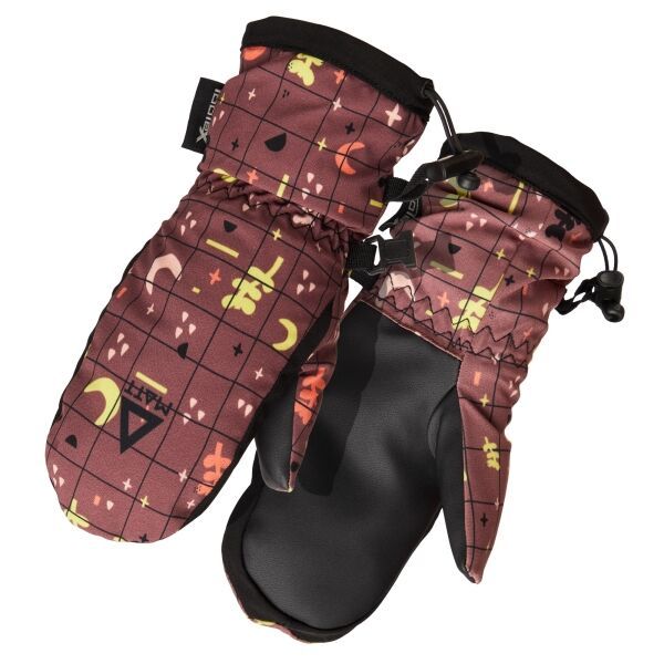 Matt Matt MITTEN Детски ски ръкавици, кафяво, размер