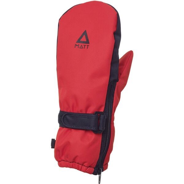 Matt Matt OPEN SIDE KID MITTEN OPEN SIDE KID MITTEN, червено, размер