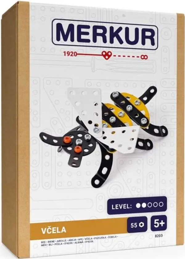 MERKUR MERKUR БРЪМБАР-ПЧЕЛА Метален модел, микс, размер