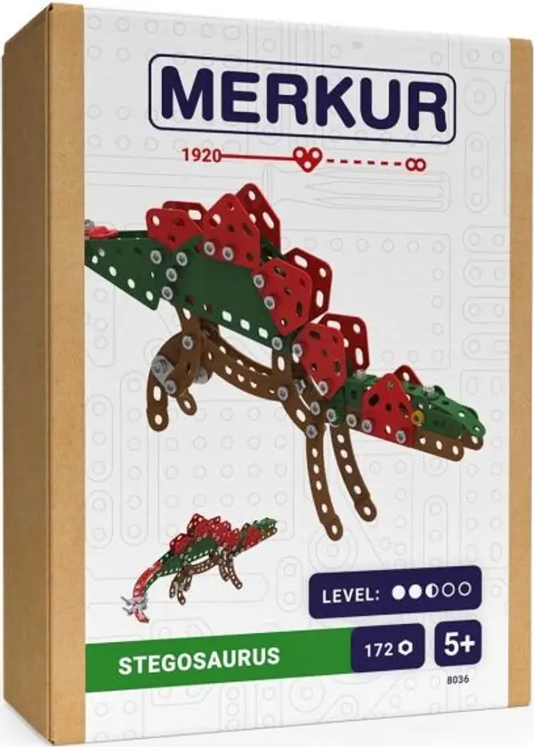 MERKUR MERKUR DINO – STEGOSAURUS Метален модел, микс, размер