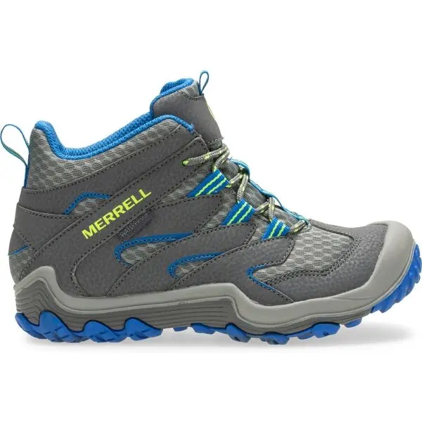 Merrell Merrell CHAMELEON 7 MID WP Детски туристически обувки, сиво, размер 38