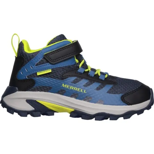 Merrell Merrell MOAB SPEED 2 MID A/C WTRPF Детски туристически обувки, тъмносин, размер 35