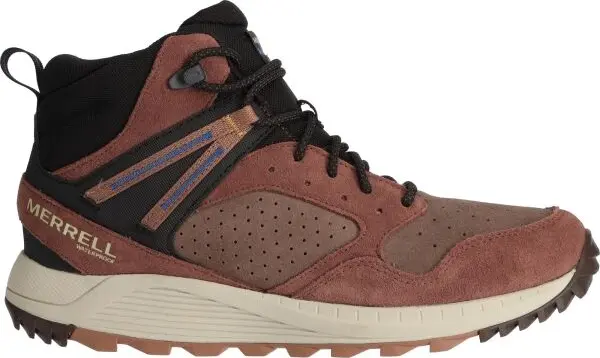 Merrell Merrell WILDWOOD SNEAKER BOOT MID WP Мъжки аутдор обувки, кафяво, размер 43