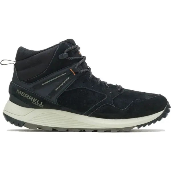 Merrell Merrell WILDWOOD SNEAKER BOOT MID WP Мъжки туристически обувки, черно, размер 46