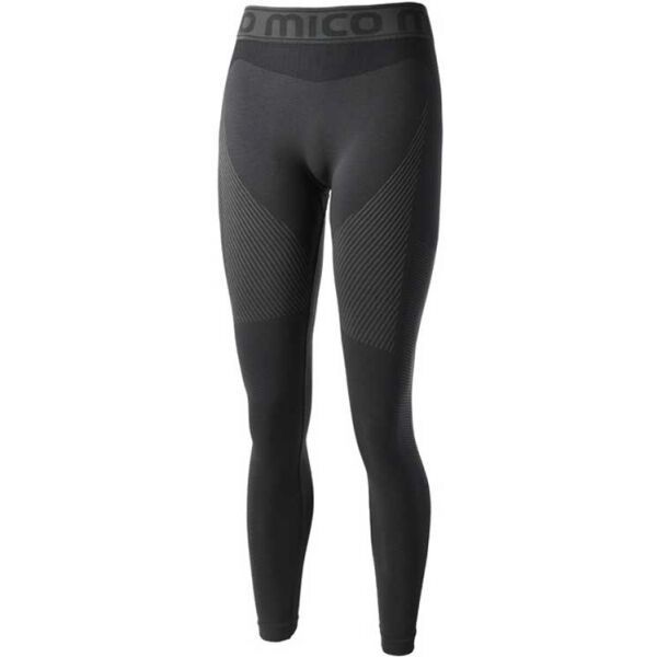 Mico Mico LONG TIGHT PANTS WARM CONTROL W Дамско термо бельо( клин), черно, размер