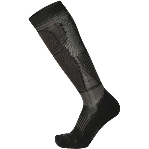 Mico Mico MEDIUM WEIGHT M1 SKI Скиорски три четвърти чорапи, черно, размер